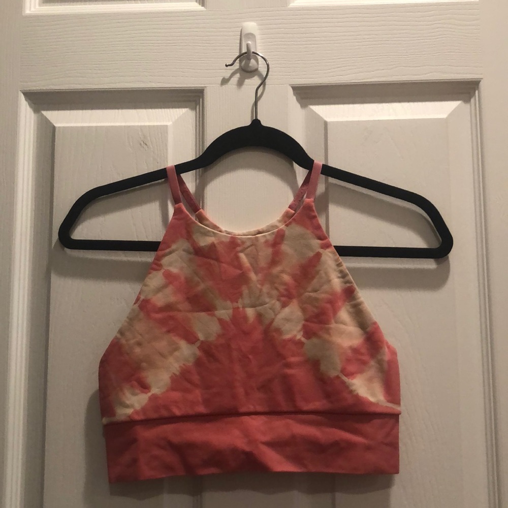 Matching orange tie dye set